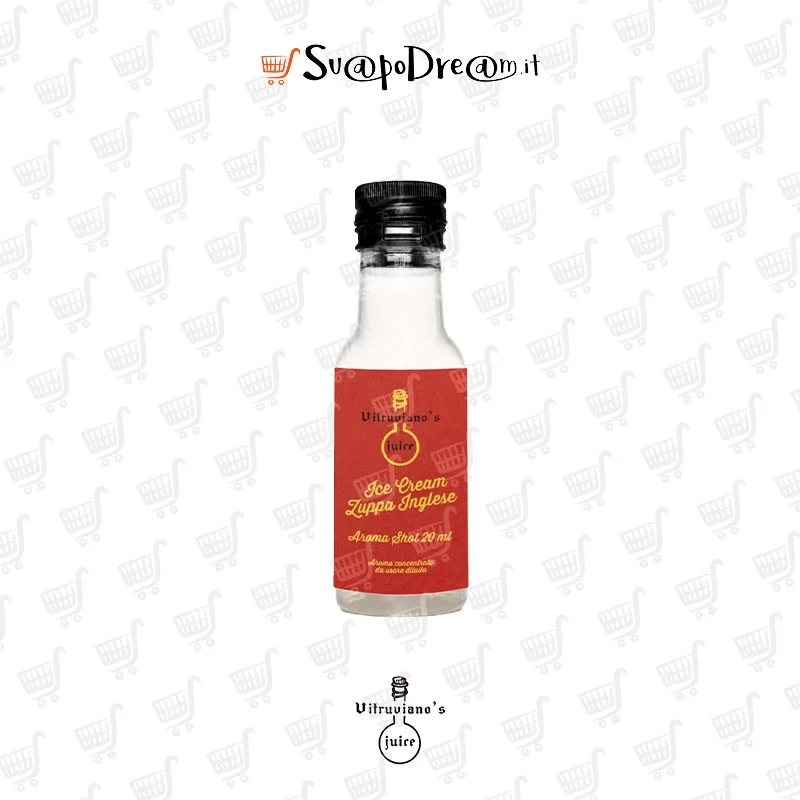 VITRUVIANO'S JUICE - Aroma Shot 20ml ICE CREAM ZUPPA INGLESE