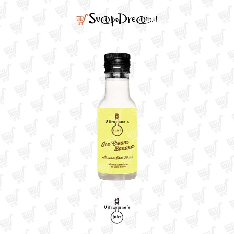 VITRUVIANO'S JUICE - Aroma Shot 20ml ICE CREAM BANANA