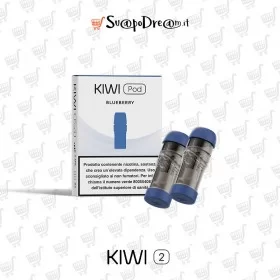 KIWI VAPOR - Pod Precaricate per Sigaretta Elettronica KIWI-KIWI 2 BLUEBERRY