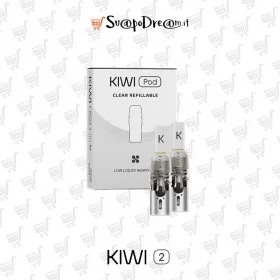KIWI VAPOR - Pod Aperte per Sigaretta Elettronica KIWI 2 trasparente