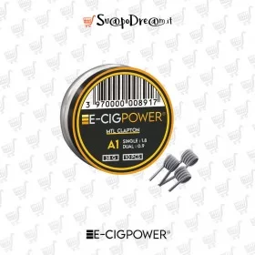 E-CIG POWER - Coil pronte A1 MTL CLAPTON 10pz