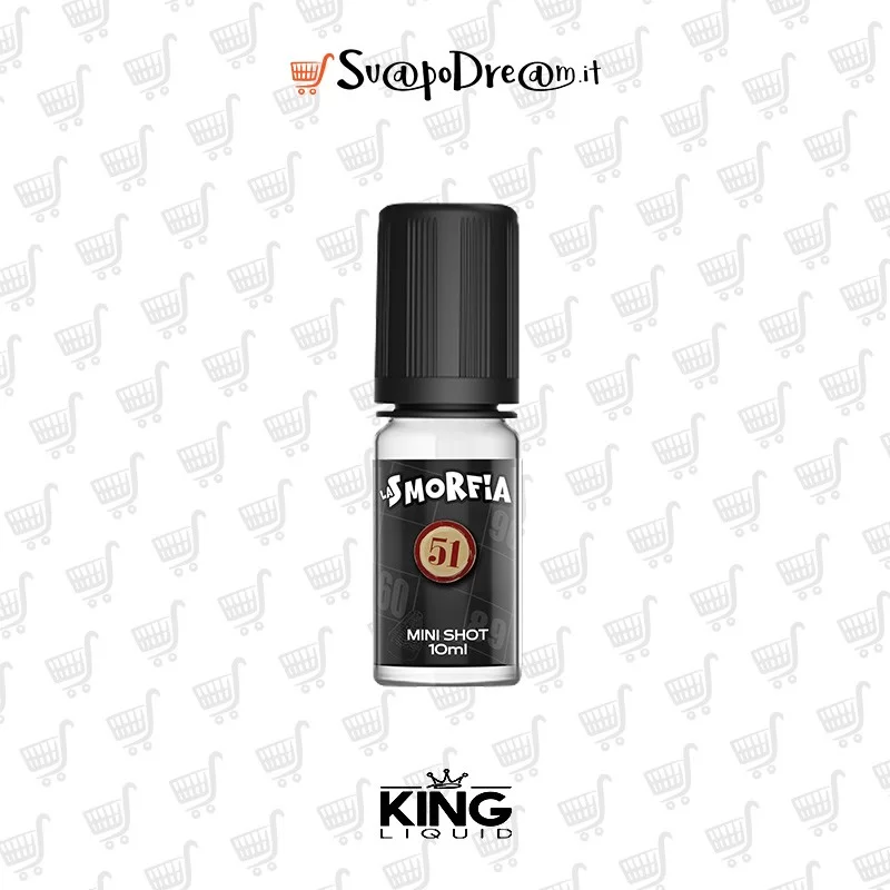 KING LIQUID - Aroma Mini Shot 10ml LA SMORFIA N.51