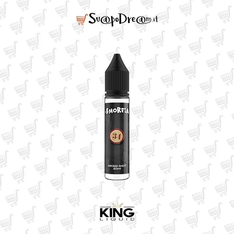 KING LIQUID - Aroma Shot 20ml LA SMORFIA N.34