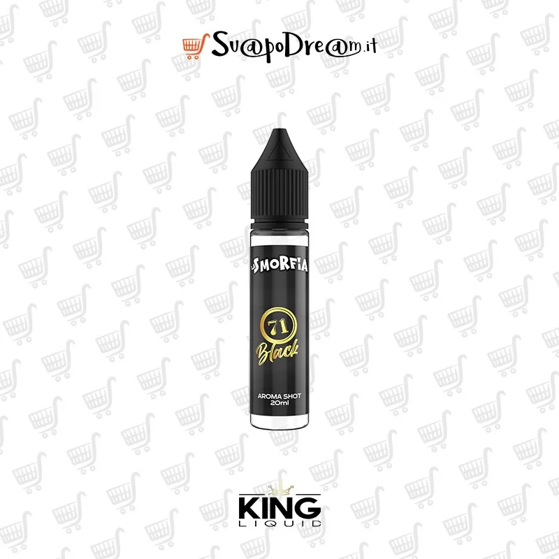 KING LIQUID - Aroma Shot 20ml LA SMORFIA N.71 BLACK
