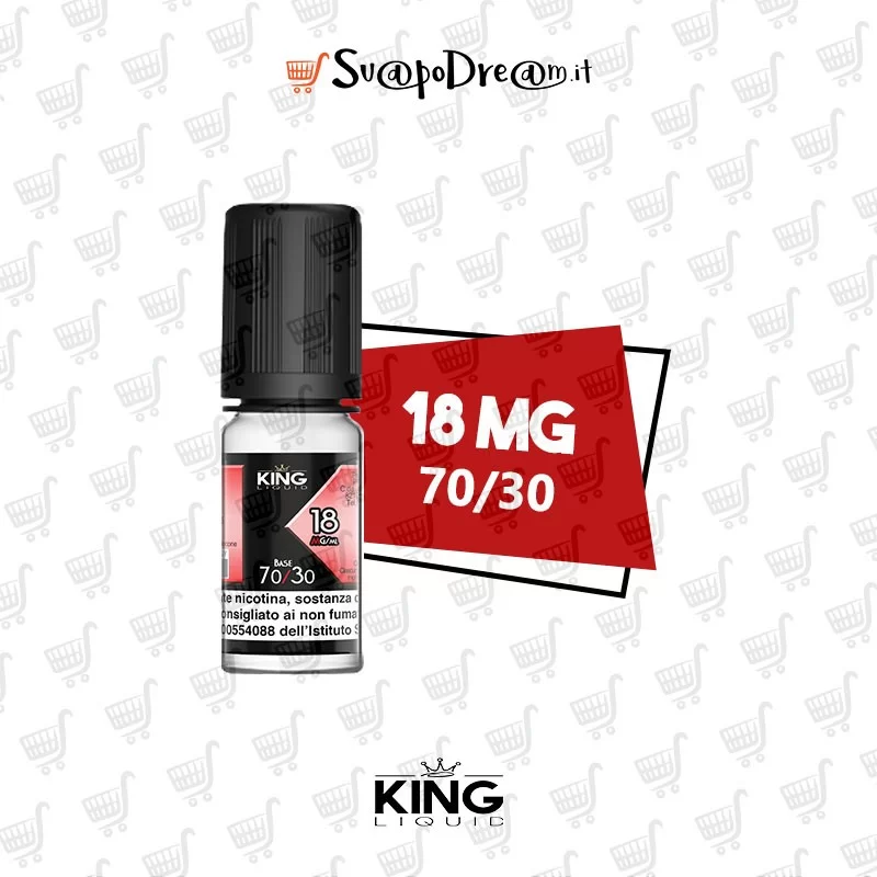 KING LIQUID - Basetta 10ml CLOUD 70/30 nicotina 18