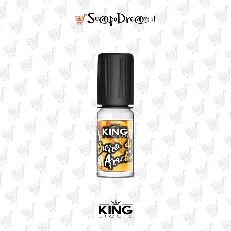 KING LIQUID - Aroma Concentrato 10ml BURRO DI ARACHIDI
