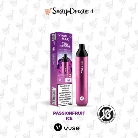 VUSE GO MAX Pod Mod Usa e Getta PASSION FRUIT ICE 1500 PUFF