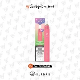 ELFBAR - Pod Mod Usa e Getta T600 STRAWBERRY KIWI 600 PUFF