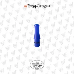OFFICINE SVAPO - Drip Tip ZEUS COSMO METAL per KIWI blu