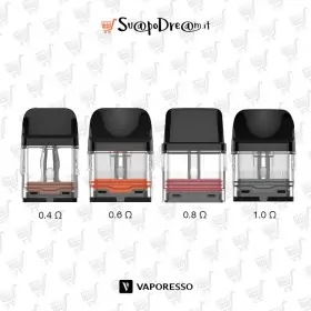 VAPORESSO - Cartuccia Pod XROS 4pz