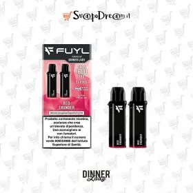 DINNER LADY - Cartuccia Pod Precaricata FUYL RED TUNDER 2pz