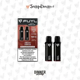 DINNER LADY - Cartuccia Pod Precaricata FUYL SMOOTH TOBACCO 2pz