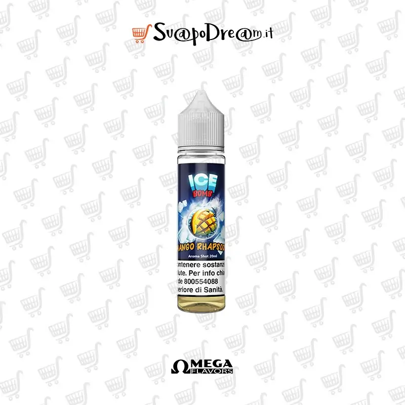 OMEGA FLAVORS - Aroma Shot 20ml Ice Bomb MANGO RHAPSODY