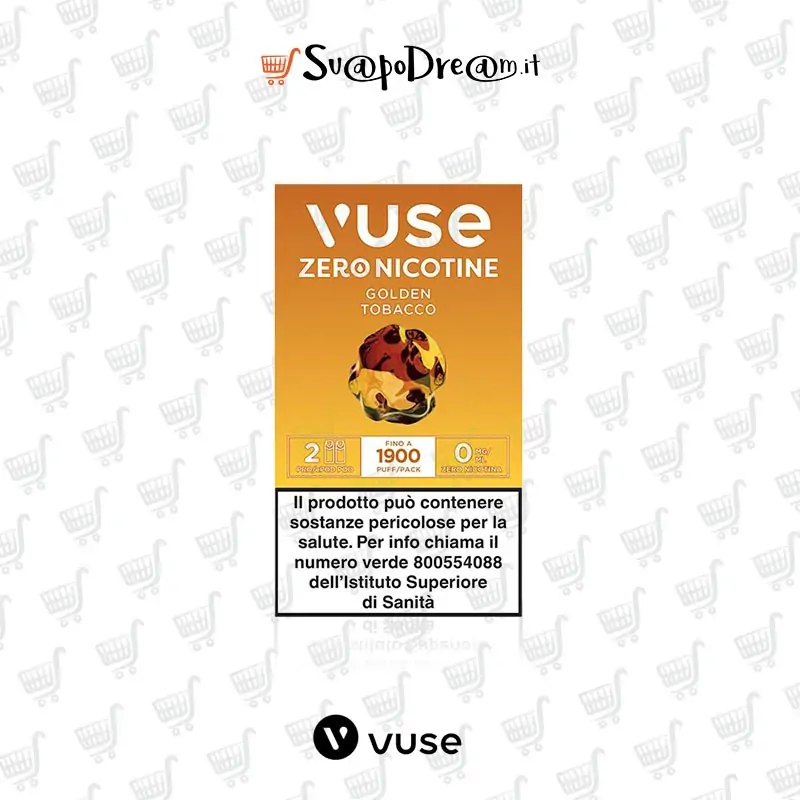 VUSE PRO Cartuccia Pod Precaricata GOLDEN TOBACCO 2pz