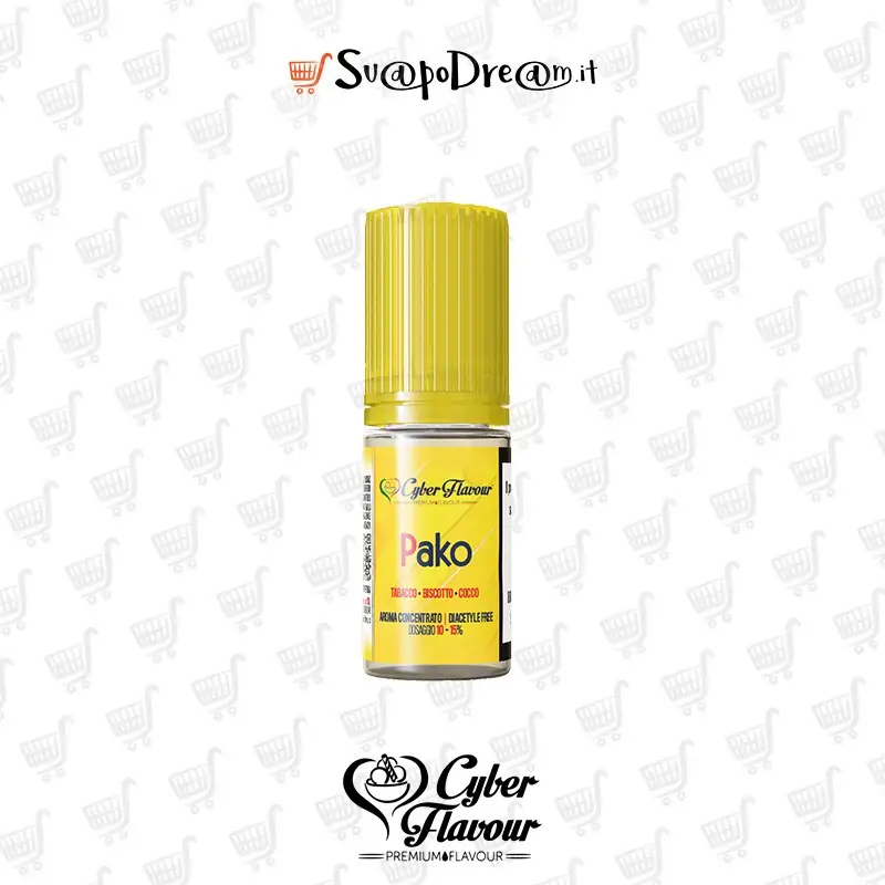 CYBER FLAVOUR - Aroma Concentrato 10ml PAKO
