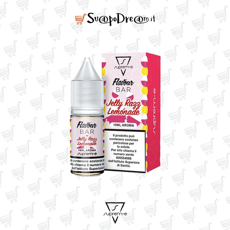 SUPREM-E - Aroma Concentrato 10ml Flavour Bar JELLY RAZZ LEMONADE