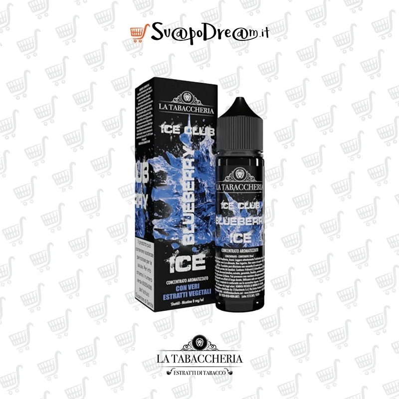 LA TABACCHERIA ICE CLUB - Aroma Shot 20ml BLUEBERRY ICE