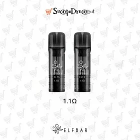 ELFBAR - Cartuccia Pod ELFA TURBO OPEN 2pz