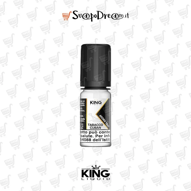 KING LIQUID - Aroma Concentrato 10ml TABACCO CUBAN