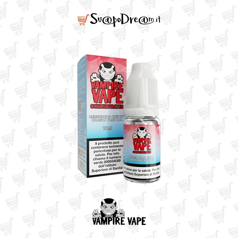 VAMPIRE VAPE - Aroma Concentrato 10ml HEISENBERG CHERRY DRAGON FRUIT ICE