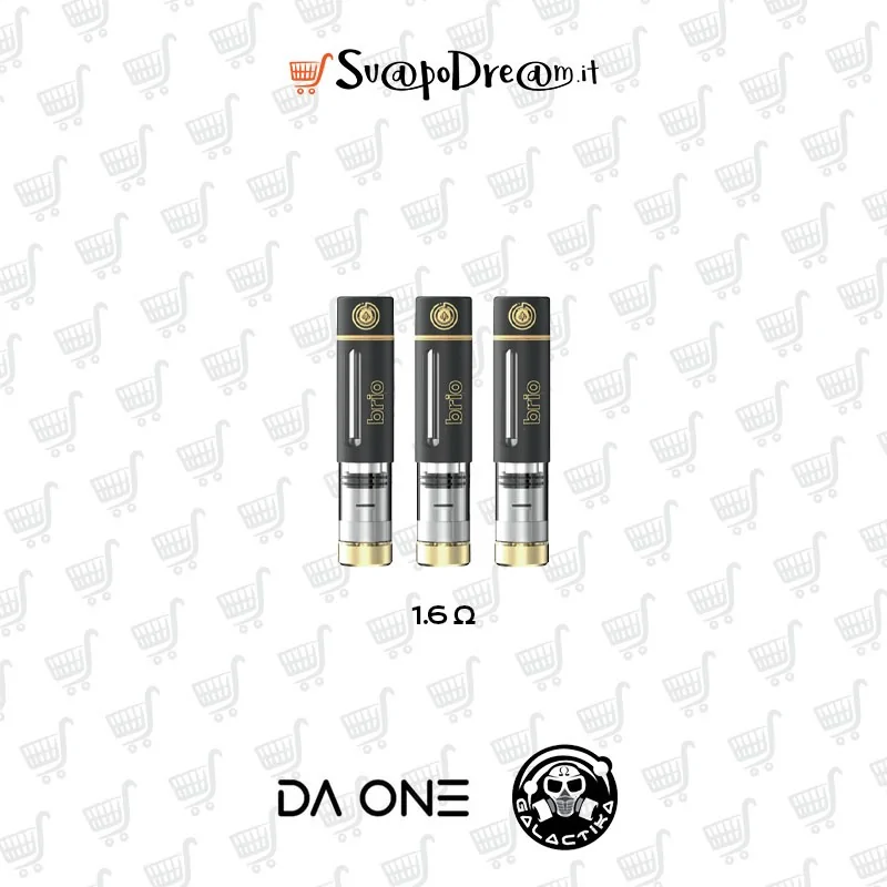 DA ONE & GALACTIKA- Cartuccia Pod BRIO 1,6Ohm 3pz