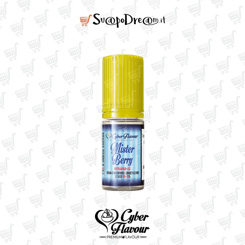 CYBER FLAVOUR - Aroma Concentrato 10ml MISTER BERRY