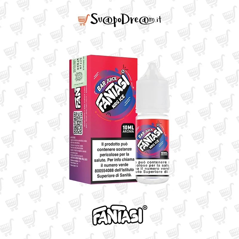 FANTASI VAPE - Aroma Concentrato 10ml Bar Juice NRG ICE
