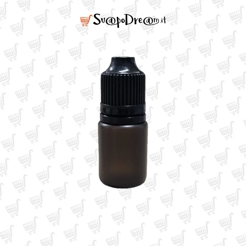 FLACONE NERO Con ago in plastica 10ml