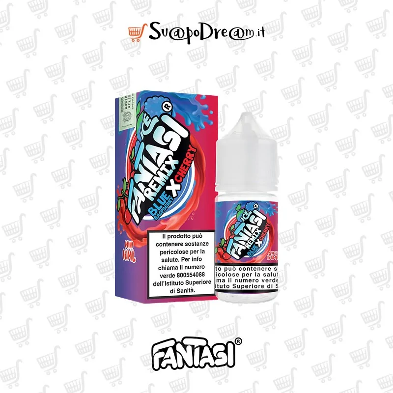FANTASI VAPE REMIX - Aroma Mini Shot 10ml BLUE RASPBERRY X CHERRY ICE