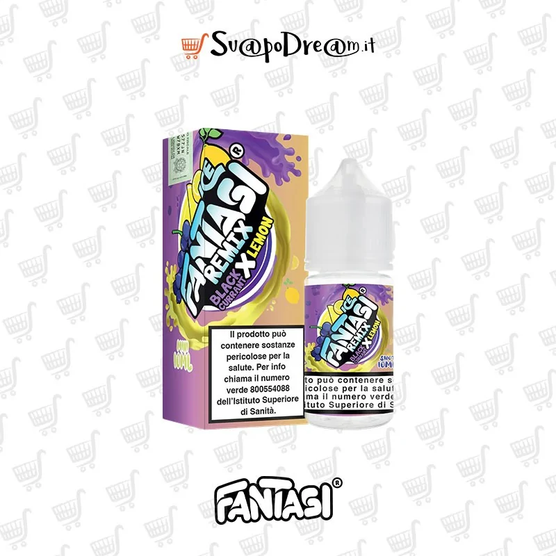 FANTASI VAPE REMIX - Aroma Mini Shot 10ml BLACK CURRANT X LEMON ICE