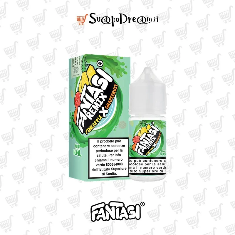 FANTASI VAPE REMIX - Aroma Mini Shot 10ml PINEAPPLE X GRAPEFRUIT