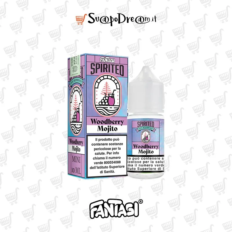 FANTASI VAPE SPIRITED - Aroma Mini Shot 10ml WOODBERRY MOJITO