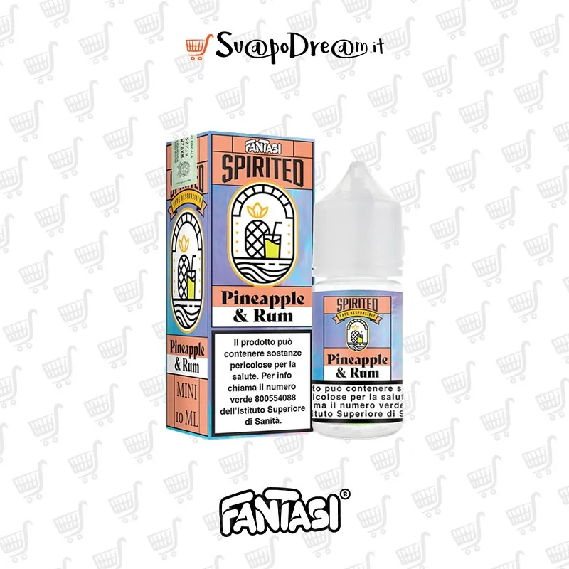 FANTASI VAPE SPIRITED - Aroma Mini Shot 10ml PINEAPPLE & RUM