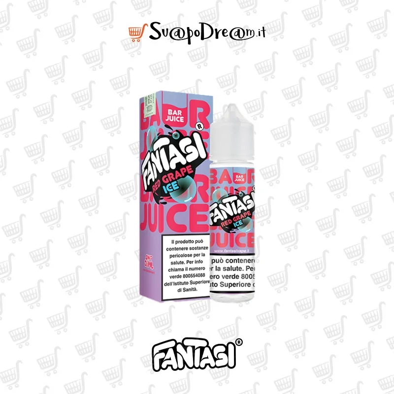 FANTASI VAPE BAR JUICE - Aroma Shot 20ml RED GRAPE ICE