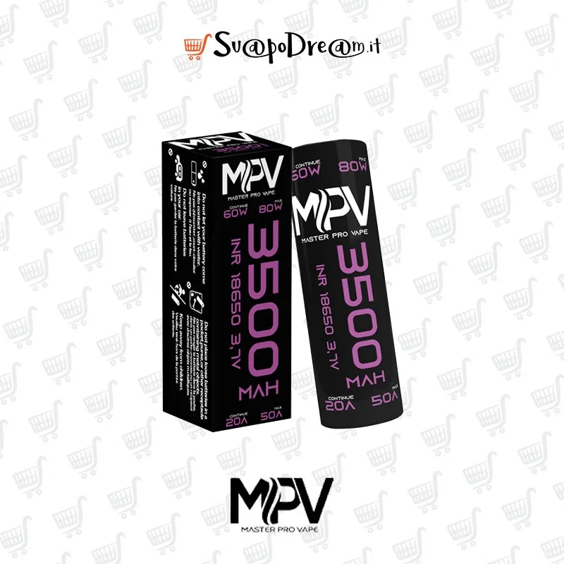MPV - Batteria 18650 INR 3500mAh 20A 1pz