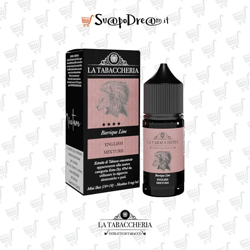 LA TABACCHERIA BARRIQUE LINE - Aroma Mini Shot 10ml ENGLISH MIXTURE