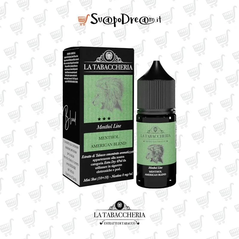 LA TABACCHERIA MENTHOL LINE - Aroma Mini Shot 10ml MENTHOL AMERICAN BLEND