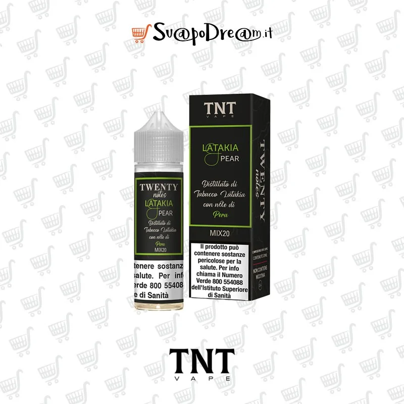 TNT VAPE -  Liquido Mix&Vape 20ml Twenty Notes LATAKIA PEAR