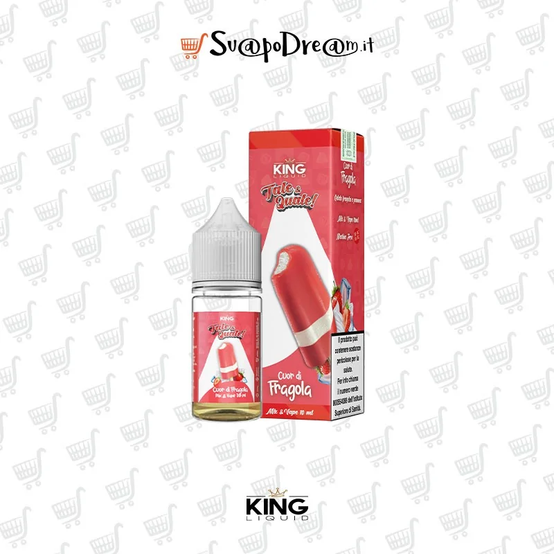 KING LIQUID - Liquido Mix&Vape 10ml TALE & QUALE CUOR DI FRAGOLA