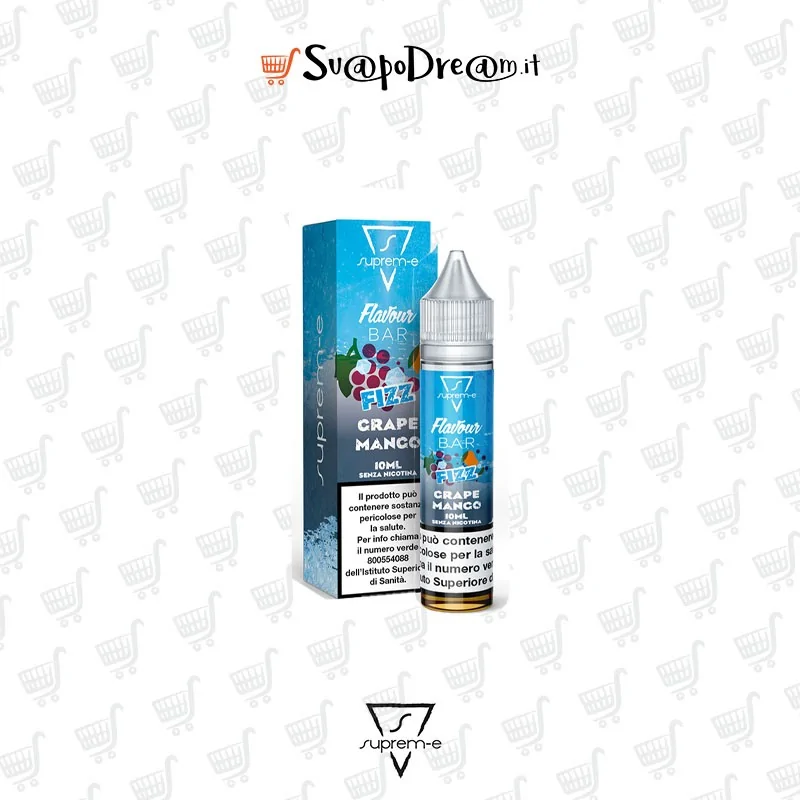 SUPREM-E - Liquido Mix&Vape 10ml Flavour Bar Fizz GRAPE MANGO