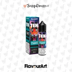 Aroma Shot 20ml FLAVOURART TEN-X FRUTTI ROSSI E MENTA