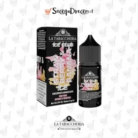Aroma Mini Shot 10ml LA TABACCHERIA ICE CLUB STRAWBERRY & BANANA ICE