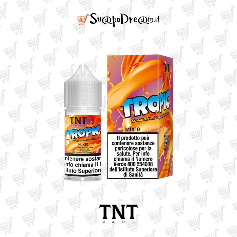 TNT VAPE -  Liquido Mix&Vape 10ml Fruity TROPIC