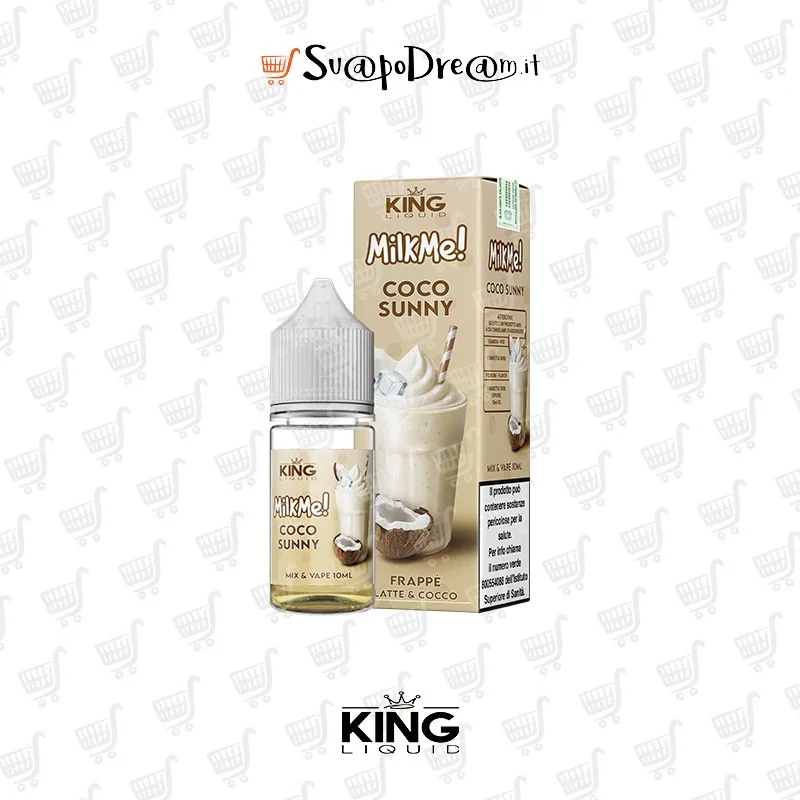 KING LIQUID - Liquido Mix&Vape 10ml MILK ME! COCO SUNNY