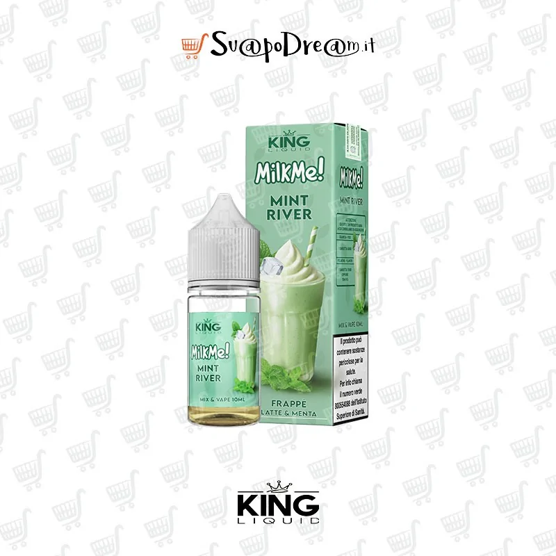 KING LIQUID - Liquido Mix&Vape 10ml MILK ME! MINT RIVER