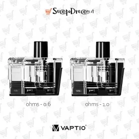Cartuccia Pod VAPTIO MALONE ha una capienza di 5ml