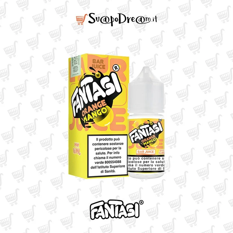 FANTASI VAPE BAR JUICE - Aroma Mini Shot 10ml ORANGE MANGO