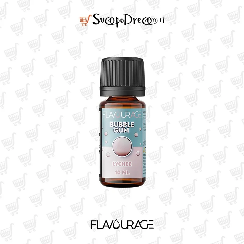 FLAVOURAGE - Aroma Concentrato 10ml Bubble Gum LYCHEE