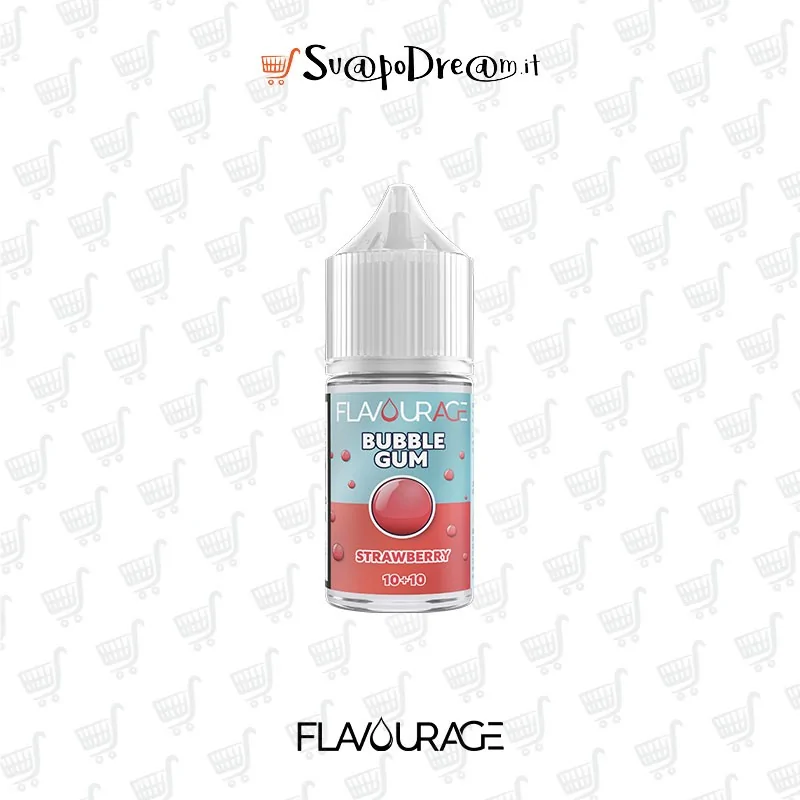 FLAVOURAGE - Aroma Mini Shot 10ml Bubble Gum STRAWBERRY
