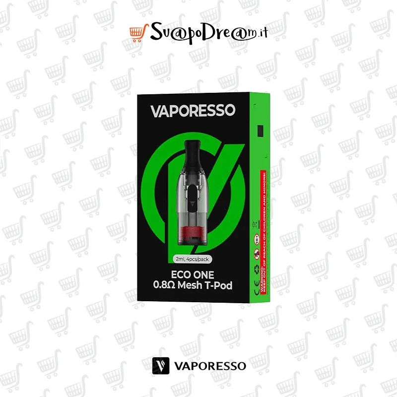 VAPORESSO - Cartuccia Pod ECO ONE PRO 4pz